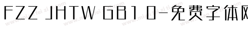 FZZ JHTW GB1 0字体转换